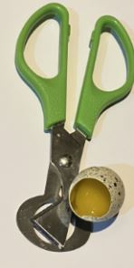 Stainless steel Quail egg scissors