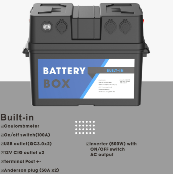 Battery box with deals inverter